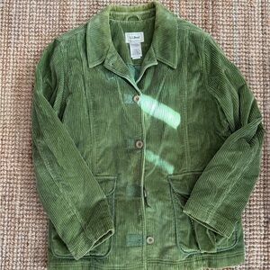 Vintage L.L. Bean Olive Corduroy Jacket